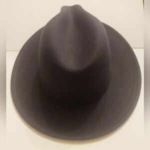 NEW Fedora UNISEX charcoal or Navy hat 23' Inside Round65% cotton, 35% polyester